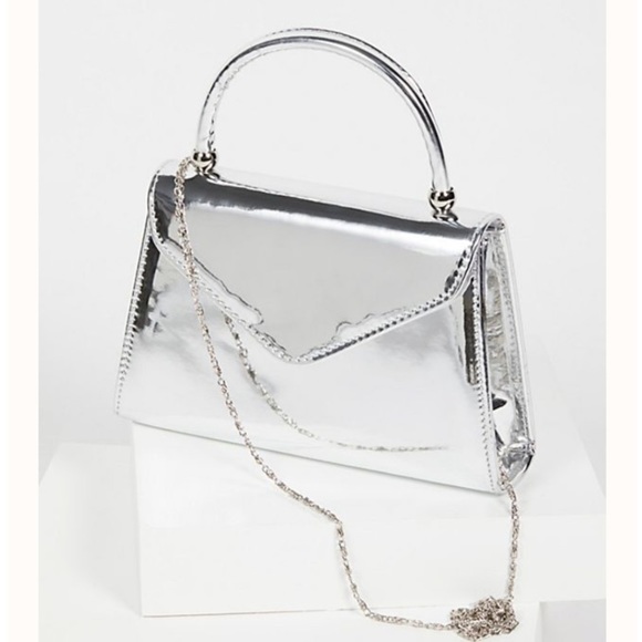 Chi Chi London Handbags - RARE NWT Free People/CHI CHI LONDON Metallic Tote